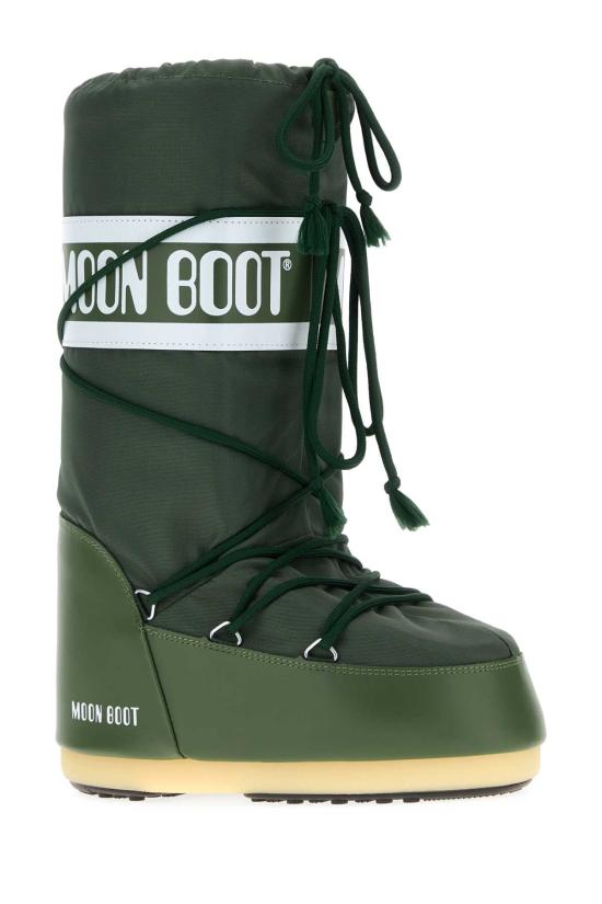 25FW 문부츠 아이콘 나일론 부츠 1400440G016 GREEN - MOON BOOT