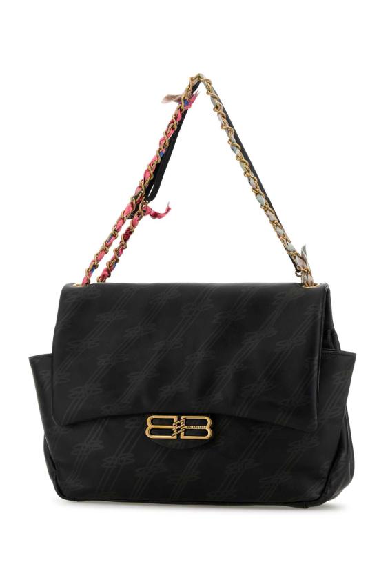 25FW 발렌시아가 숄더백 8525012AB8W 1000 BLACK - BALENCIAGA