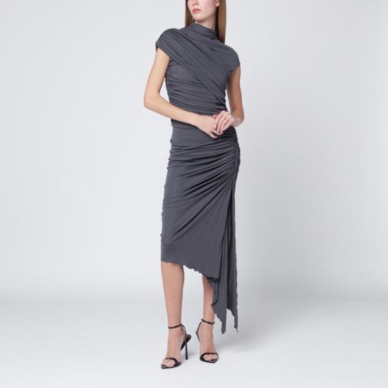 25FW 프란체스코 무라노 미디 원피스 551T04 700 GREY