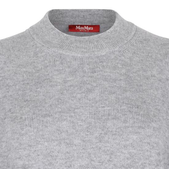 25FW 막스마라 스튜디오 스웨터 2526366102600PISANO007 LIGHT GREY - MAX MARA STUDIO