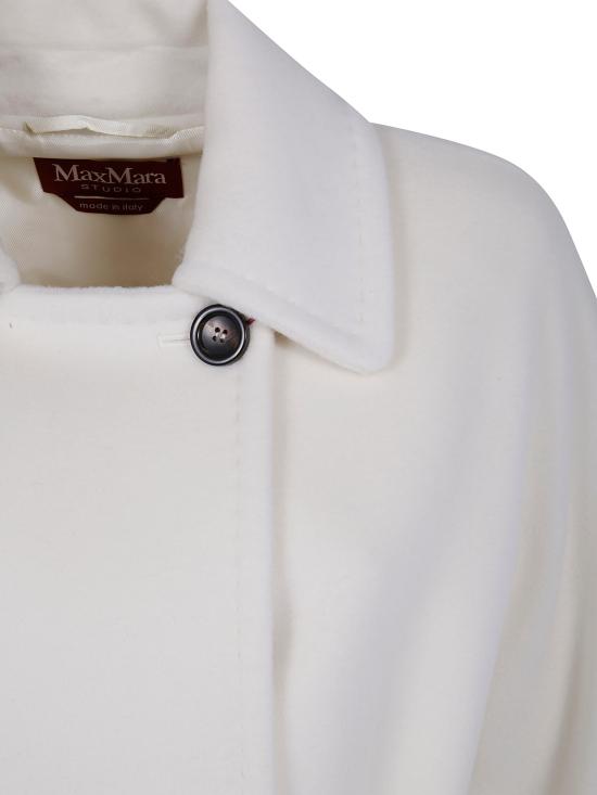 25FW 막스마라 스튜디오 코트 2526016082600 009 WHITE - MAX MARA STUDIO