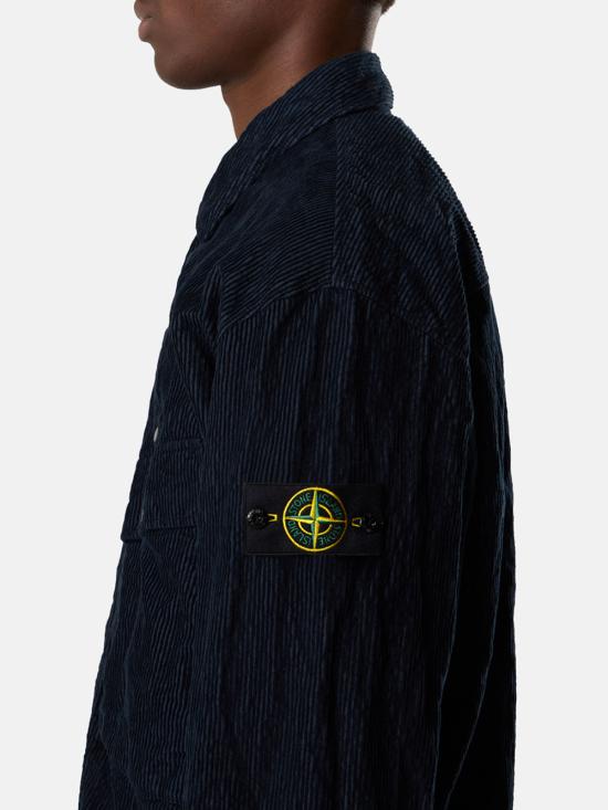 25FW 스톤 아일랜드 긴팔 셔츠 K2S151200020S0229 V0020 BLUE - STONE ISLAND