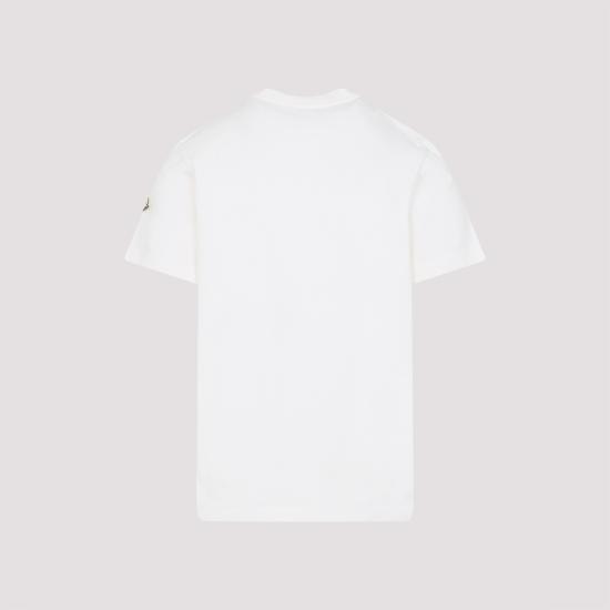 25FW 몽클레어 반팔 티셔츠 K20918C0005789AZ9 034 WHITE - MONCLER