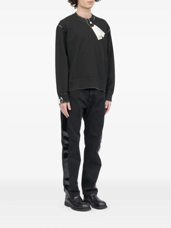 25FW MM6 메종마르지엘라 스웨터 SH2GU0023M25024 101 BLACK - MM6 MAISON MARGIELA