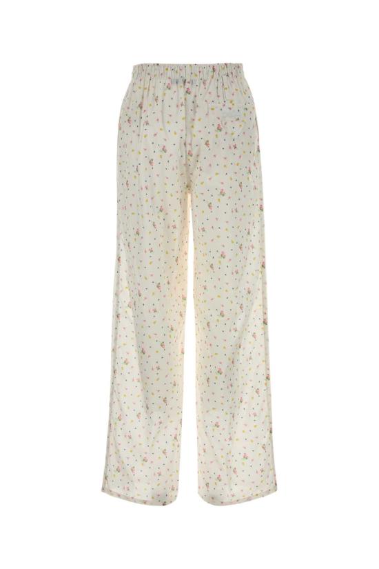 25FW 프라다 스트레이트 팬츠 P252JLSOOO17ML F0009 FLORAL - PRADA