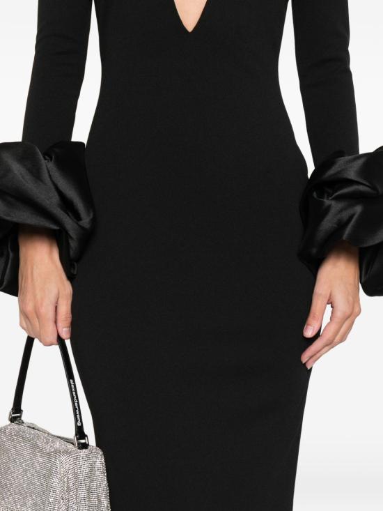 26SS 솔러스런던 미디 원피스 OS46050BLACK - SOLACE LONDON