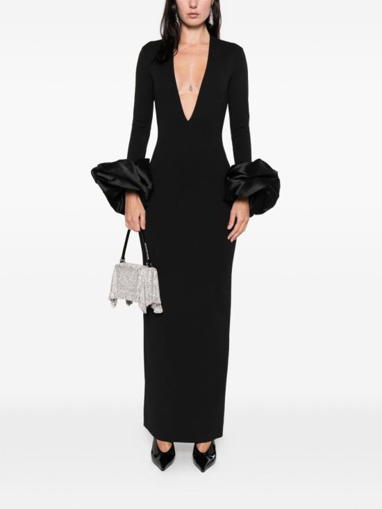 26SS 솔러스런던 미디 원피스 OS46050BLACK - SOLACE LONDON