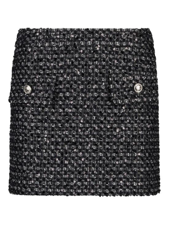 25FW 리우조 숏 스커트 UF5146D026722222 BLACK