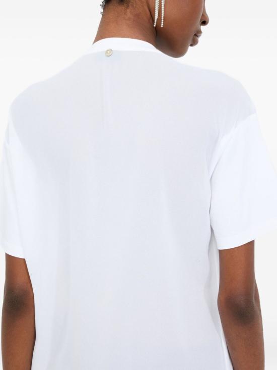 25FW 리우조 반팔 티셔츠 CF5063J008811111 WHITE - LIU JO