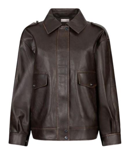 25FW 리우조 가죽 자켓 MF5097E1051X0558 BROWN