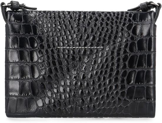 25FW MM6 메종마르지엘라 스몰 크로코 엠보스드 레더 숄더백 SA6WF0001P8650T8013 black - MM6 MAISON MARGIELA