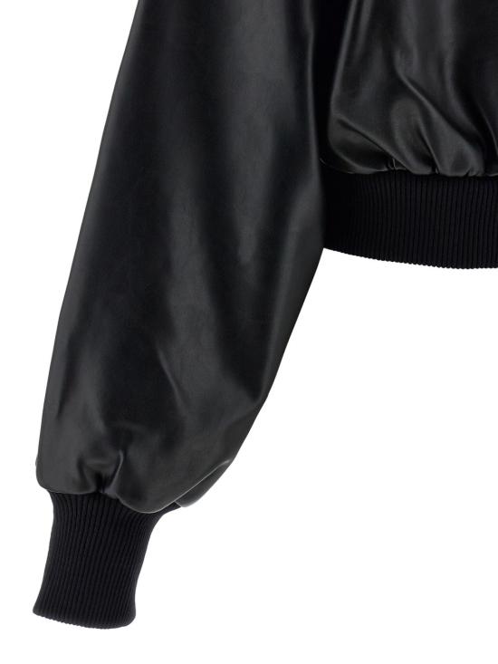 25FW 노마카말리 가죽 자켓 ST3254LVR31001 BLACK - NORMA KAMALI