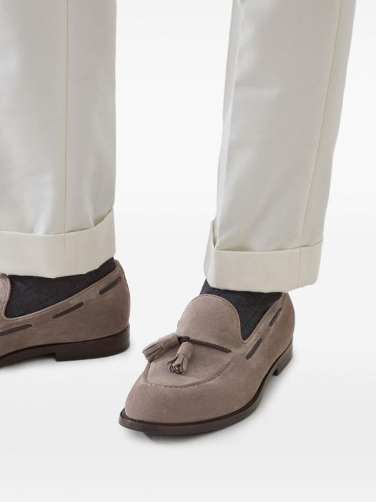 25FW 브루넬로 쿠치넬리 로퍼 MZUPEAU713C2637 GREY - BRUNELLO CUCINELLI