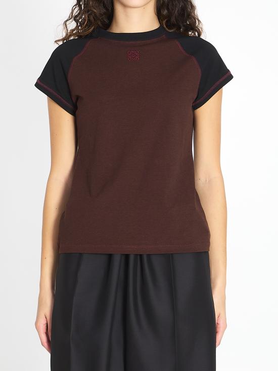 25FW 로에베 반팔 티셔츠 S540Y22X76 1101 BROWN