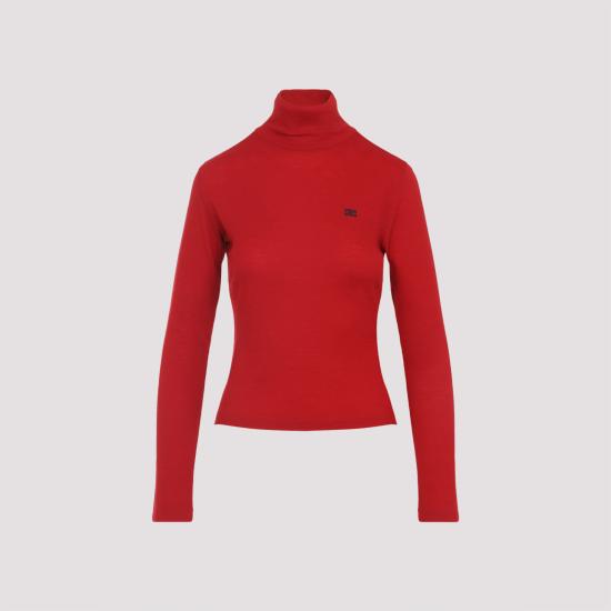 26SS 셀린느 울 저지 터틀넥 RX0C40U39 GDI4 RED - CELINE