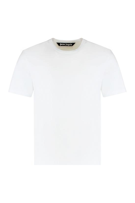 25FW 팜앤젤스 반팔 티셔츠 PMUG003C99FAB0010110 White - PALM ANGELS