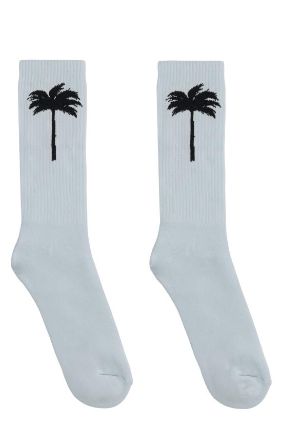 25FW 팜앤젤스 양말 PMRA001S23FAB0014010 blue - PALM ANGELS