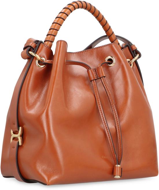 25FW 끌로에 토트백 CHC24AS606N5726M Saddle Brown - CHLOE