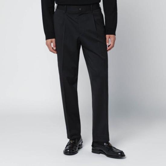 25FW 비아지오 산타니엘로 스트레이트 팬츠 IRNOE2968 99 BLACK