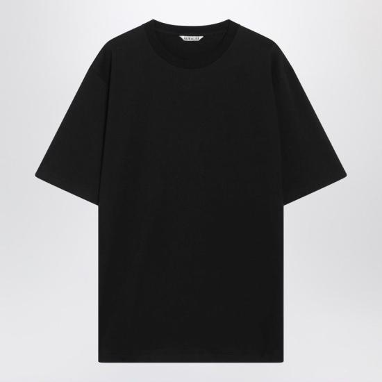 25FW 오라리 반팔 티셔츠 A00P02GTCO BLK BLACK