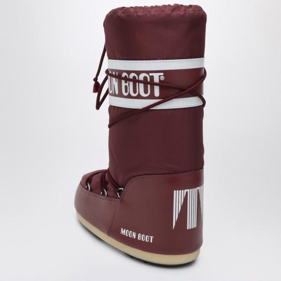25FW 문부츠 아이콘 나일론 부츠 80D1400440NY D013 BURGUNDY - MOON BOOT