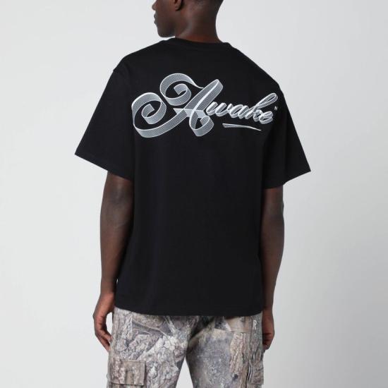 25FW 어웨이크 NY 반팔 티셔츠 AWKFW25TS002CO BLK BLACK - AWAKE NY