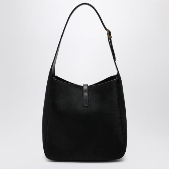 25FW 생로랑 LE 5 A 7 서플 스몰백 850533AAFGV 1000 BLACK - SAINT LAURENT