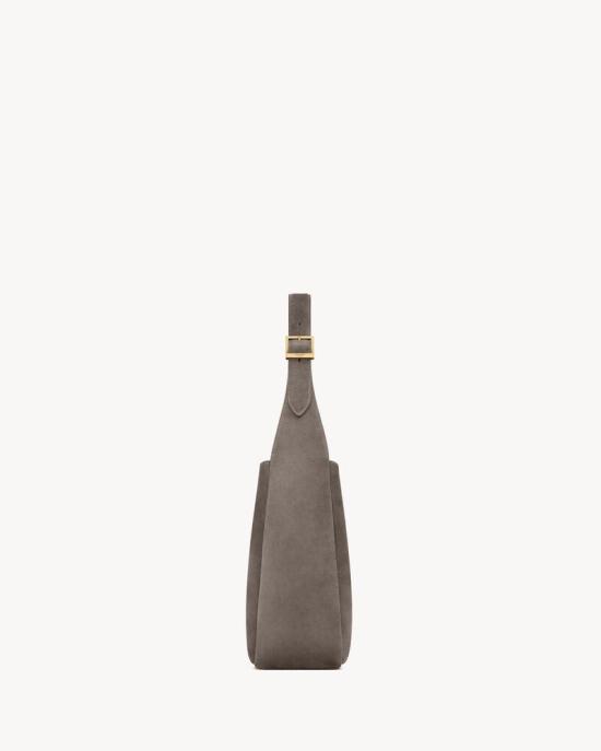 25FW 생로랑 LE 5 A 7 서플 스웨이드 스몰 8505331U80W 1997 BROWN - SAINT LAURENT