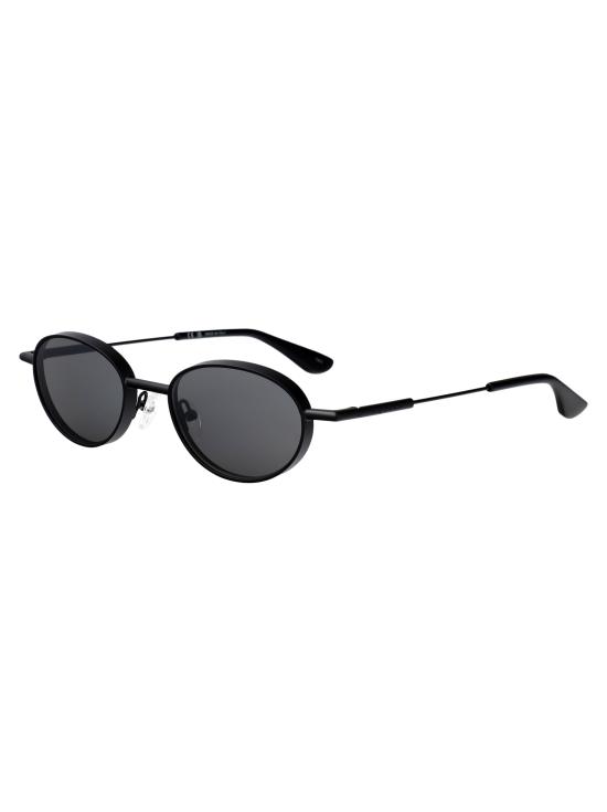 25FW 알렉산더 맥퀸 선글라스 AM0523S 004 BLACK SILVER - ALEXANDER MCQUEEN