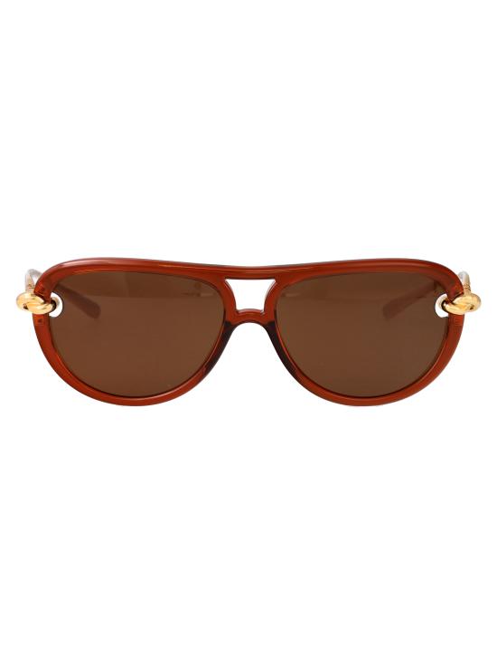 25FW 보테가베네타 선글라스 BV1418S 004 BROWN GOLD BROWN