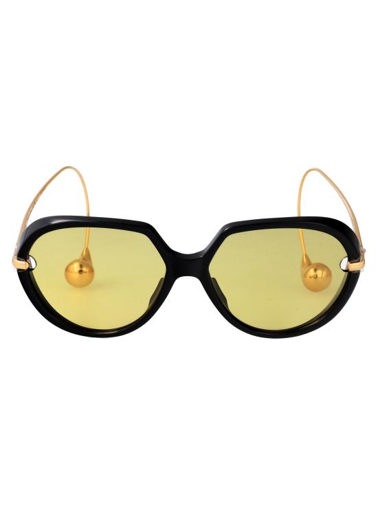 25FW 보테가베네타 선글라스 BV1436S 001 BLACK GOLD YELLOW