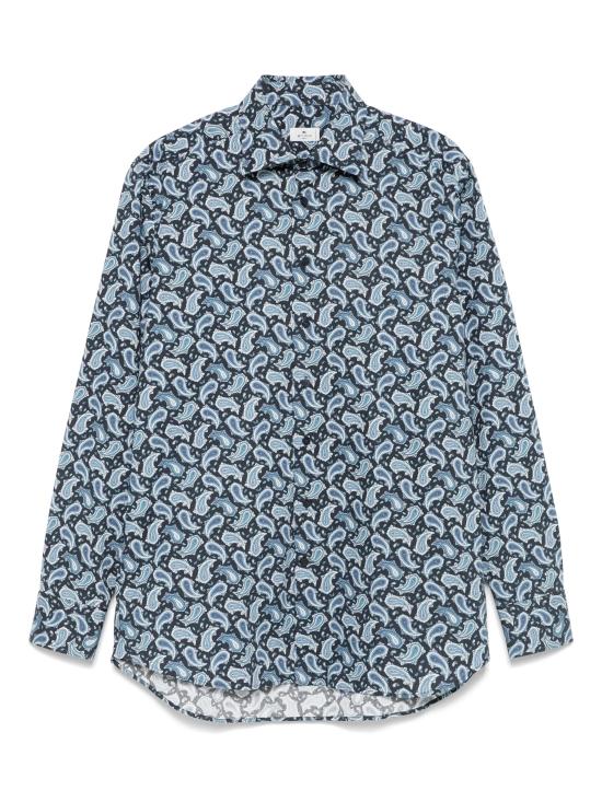 25FW 에트로 긴팔 셔츠 MRIB002599SA5M4 X0885 BLUE