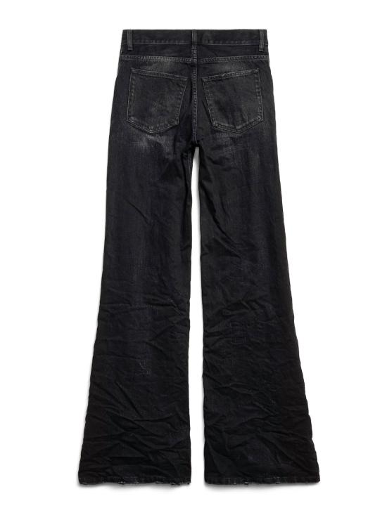 25FW 발렌시아가 와이드 레그 팬츠 852328TTW671037 BLACK - BALENCIAGA