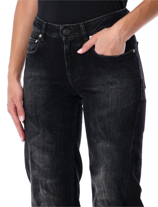 25FW 발렌시아가 와이드 레그 팬츠 852328TTW671037 BLACK - BALENCIAGA