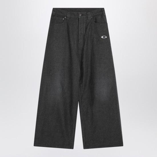 25FW 발렌시아가 트롱프 뢰유 스웨트팬츠 838695TSWB31140 BLACK
