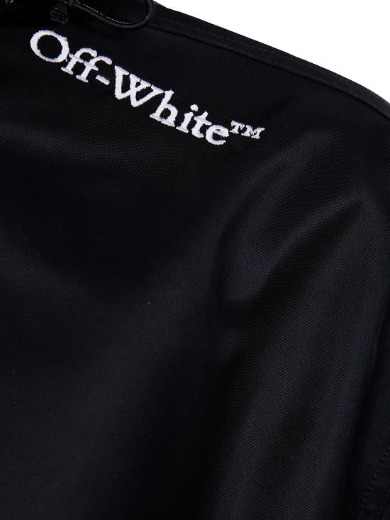 25FW 오프화이트 자켓 OMEB04FF25FAB001 1001 BLACK - OFF WHITE