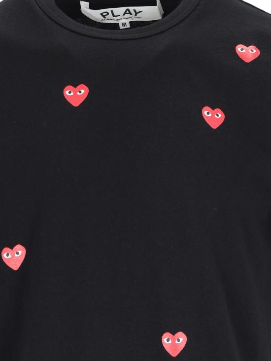 25FW 꼼데가르송 반팔 티셔츠 AX T338 051 Black - COMME DES GARCONS