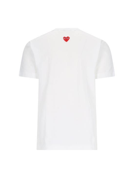 25FW 꼼데가르송 반팔 티셔츠 AX T340 051 White - COMME DES GARCONS