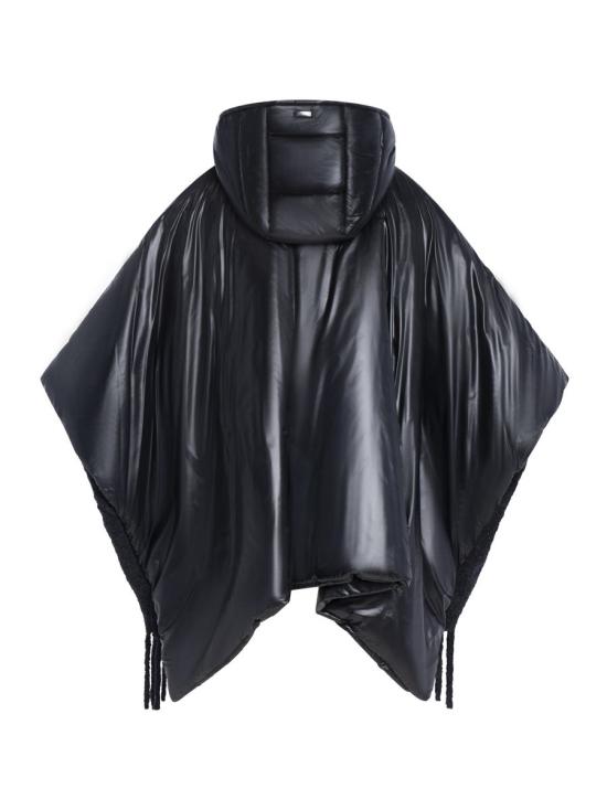 25FW 에르노 알파카 울 부클레 & 울트라라이트 나일론 판초  GC000509D334809300 Black - HERNO