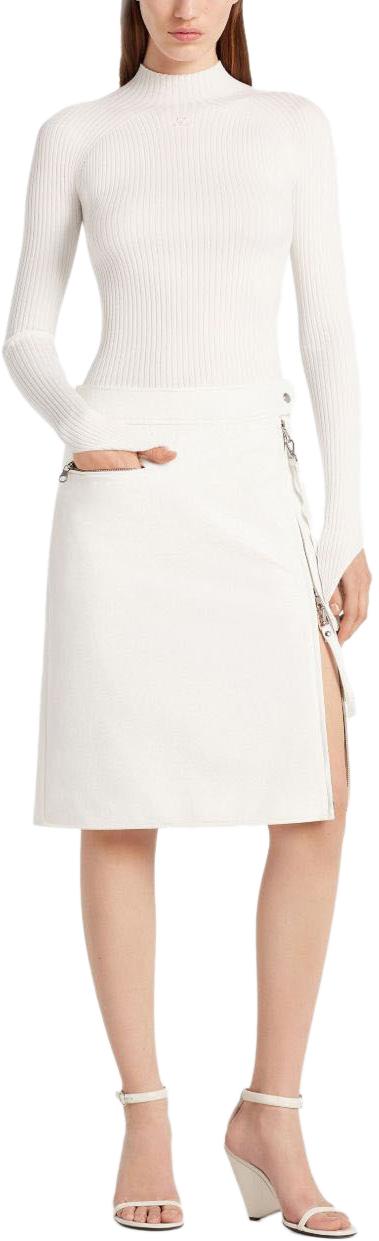 25FW 쿠레쥬 긴팔 티셔츠 325MPU251FI00010001 WHITE - COURREGES