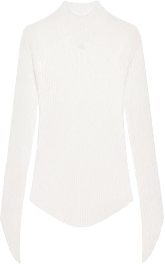 25FW 쿠레쥬 긴팔 티셔츠 325MPU251FI00010001 WHITE