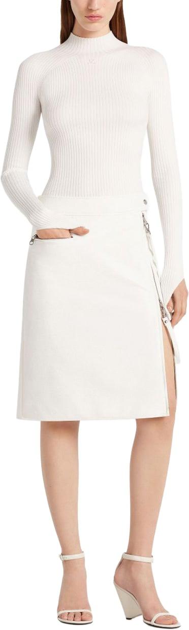 25FW 쿠레쥬 긴팔 티셔츠 325MPU251FI00010001 WHITE - COURREGES