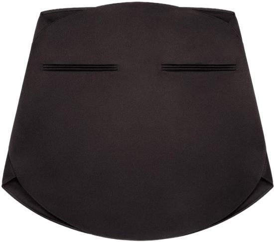 25FW 쿠레쥬 숏 스커트 325CJU283PL01629999 BLACK