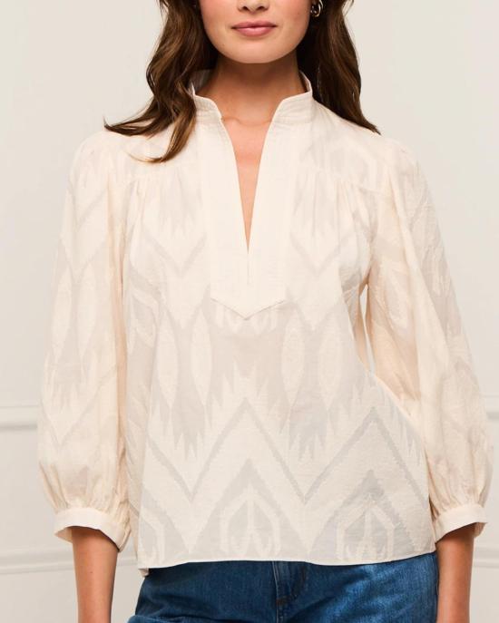  피그 블라우스 Figue Danilia 탑 비스코티 베이지