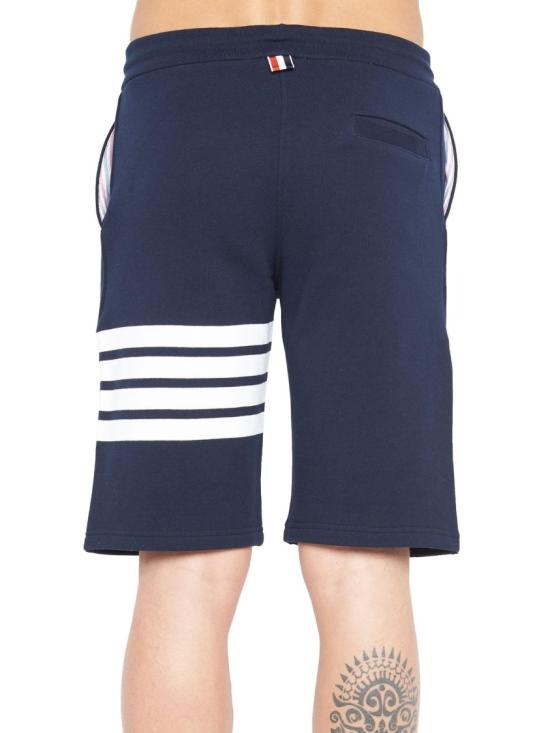  톰브라운 클래식 루프백 4바 스웨트쇼츠 MJQ012H00535461 Blue - THOM BROWNE