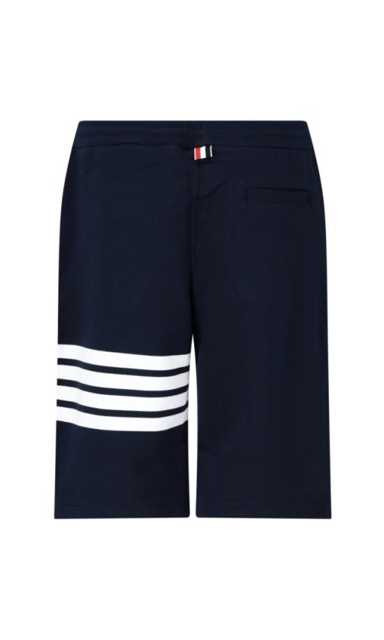  톰브라운 클래식 루프백 4바 스웨트쇼츠 MJQ012H00535461 Blue - THOM BROWNE
