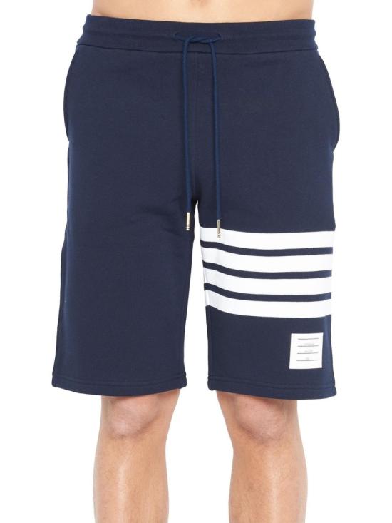  톰브라운 클래식 루프백 4바 스웨트쇼츠 MJQ012H00535461 Blue - THOM BROWNE