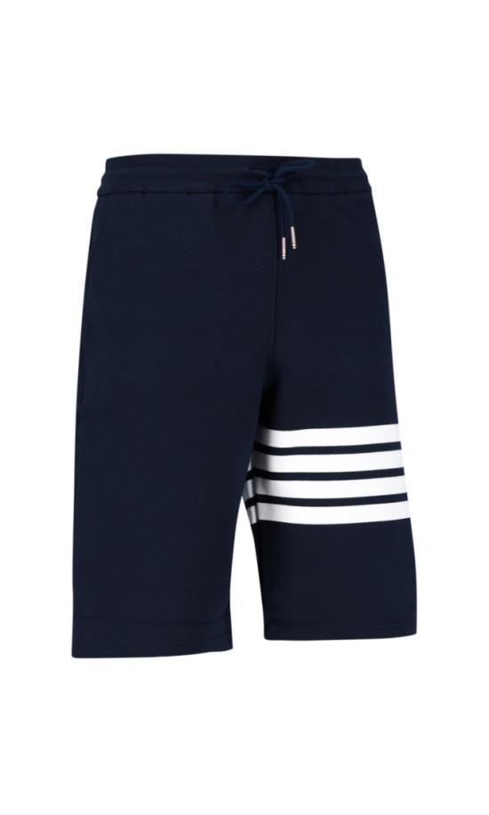  톰브라운 클래식 루프백 4바 스웨트쇼츠 MJQ012H00535461 Blue - THOM BROWNE