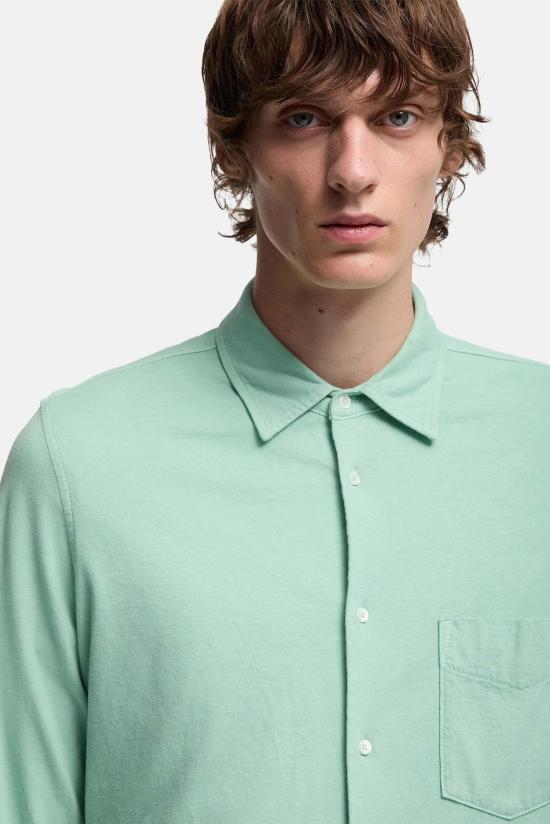  아스페시 긴팔 셔츠 Aspesi Camicia 저지 버튼업 - ASPESI