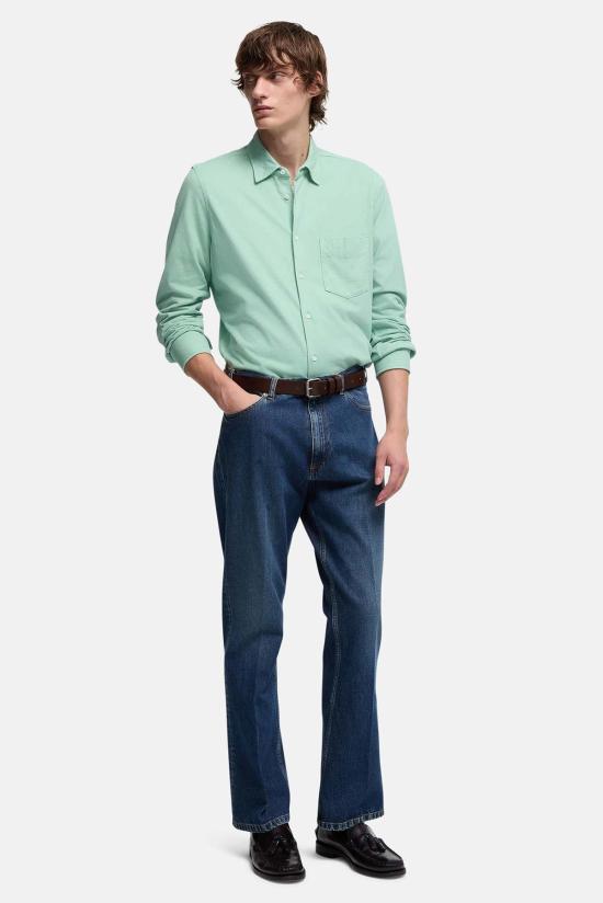  아스페시 긴팔 셔츠 Aspesi Camicia 저지 버튼업 - ASPESI